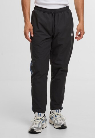 Regular Pantalon de sport 'Apice' Sergio Tacchini en noir : devant