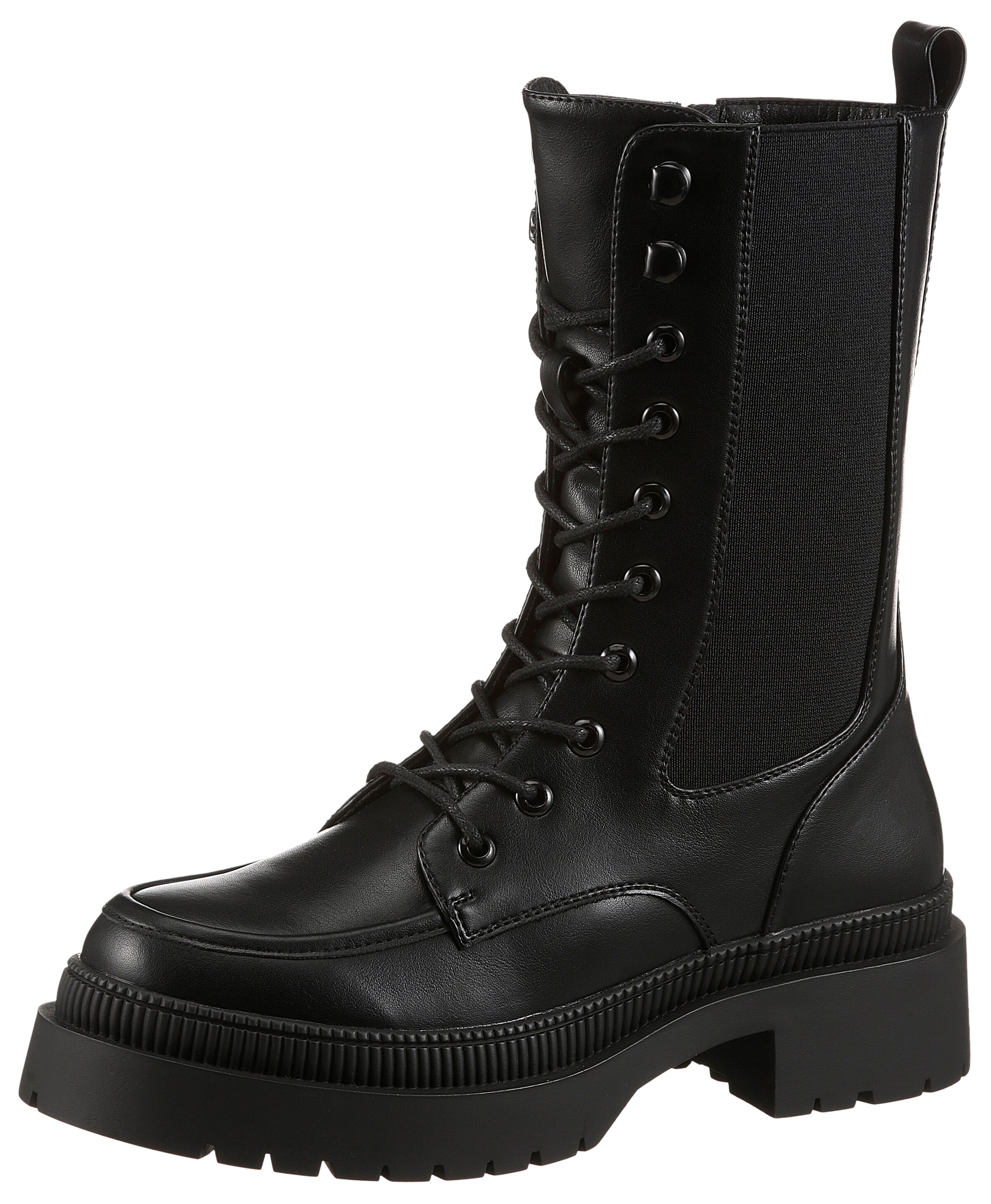 Aniston Stiefelette in Schwarz: Vorderseite