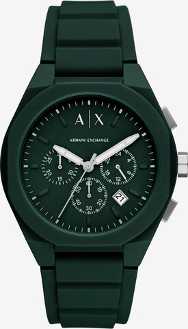 ARMANI EXCHANGE Uhr in Grün: predná strana