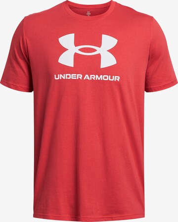 UNDER ARMOUR Functioneel shirt in Rood: voorkant