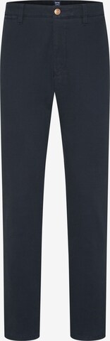 Coupe slim Pantalon chino MEYER en bleu : devant
