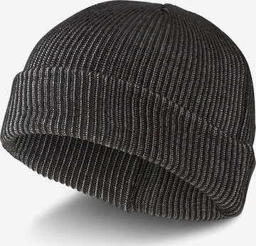 PUMA Beanie 'Ribbed Fisherman' in Black: front
