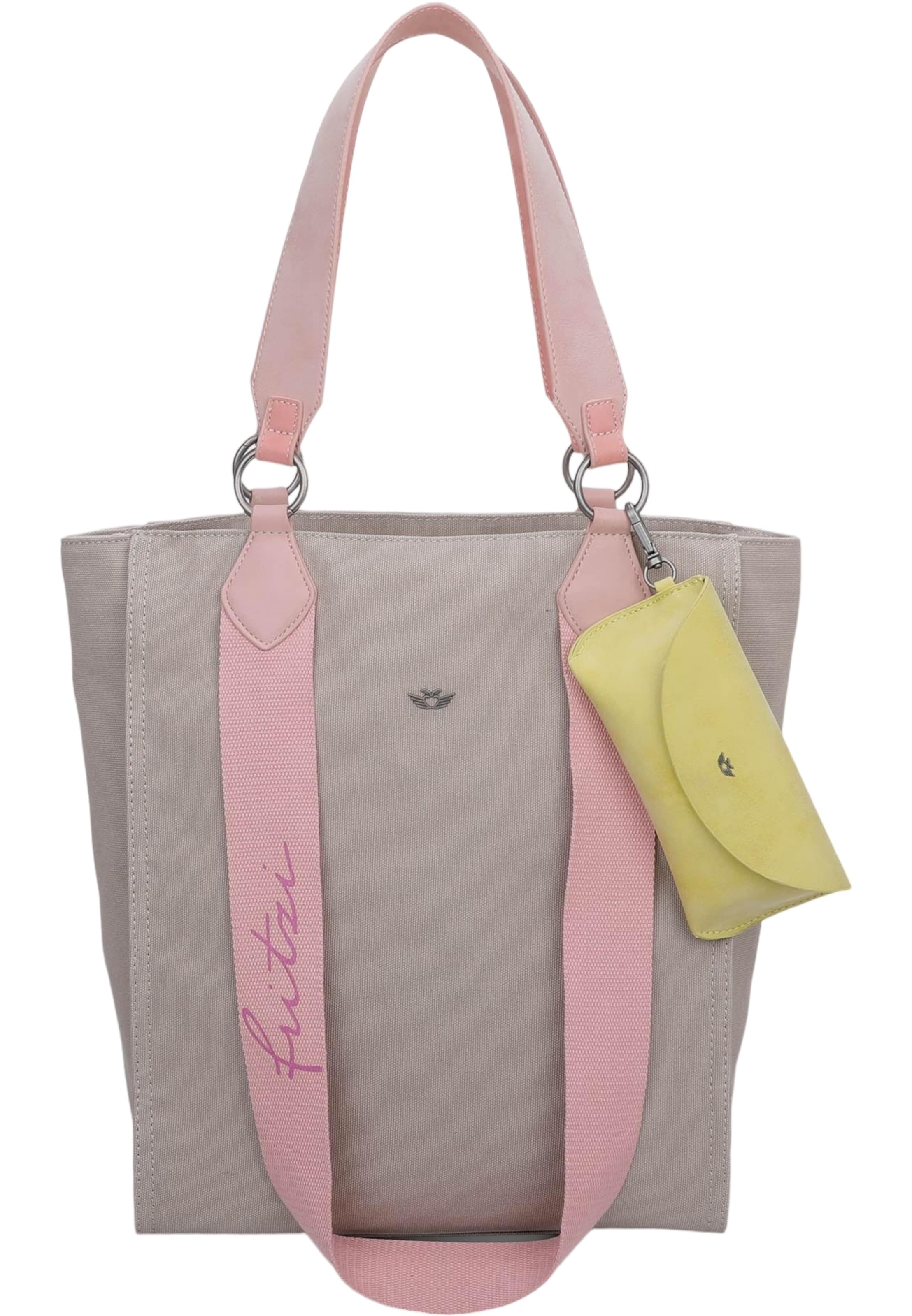 Fritzi aus Preußen Schultertasche 'Izzy02' in Beige: Vorderseite
