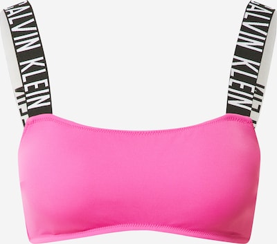 Calvin Klein Swimwear Горнище на бански в розово / черно / бяло, Преглед на продукта