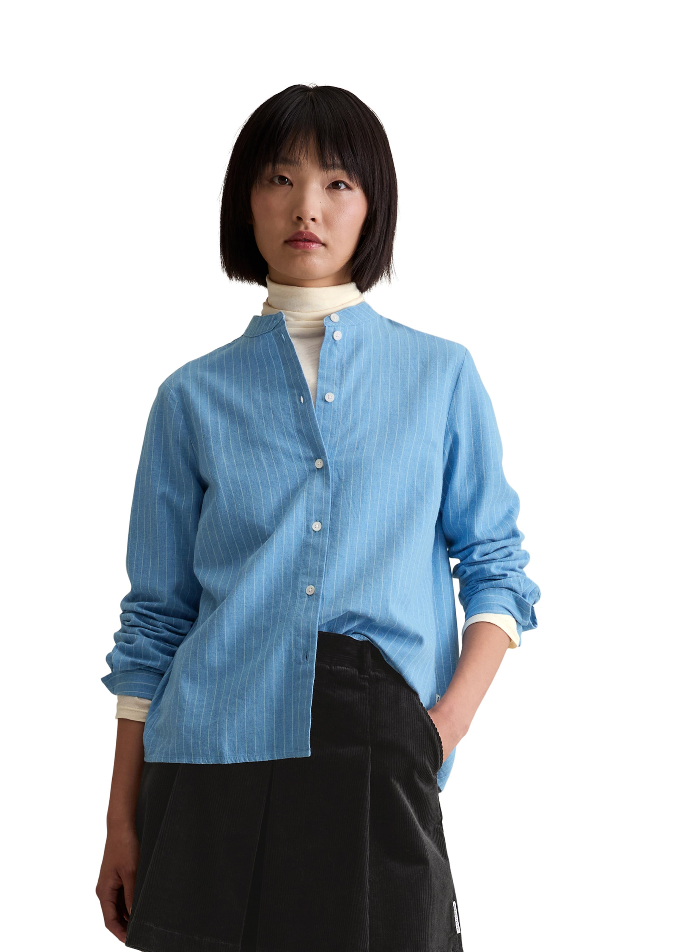 Marc O'Polo DENIM Blouse in Blue: front