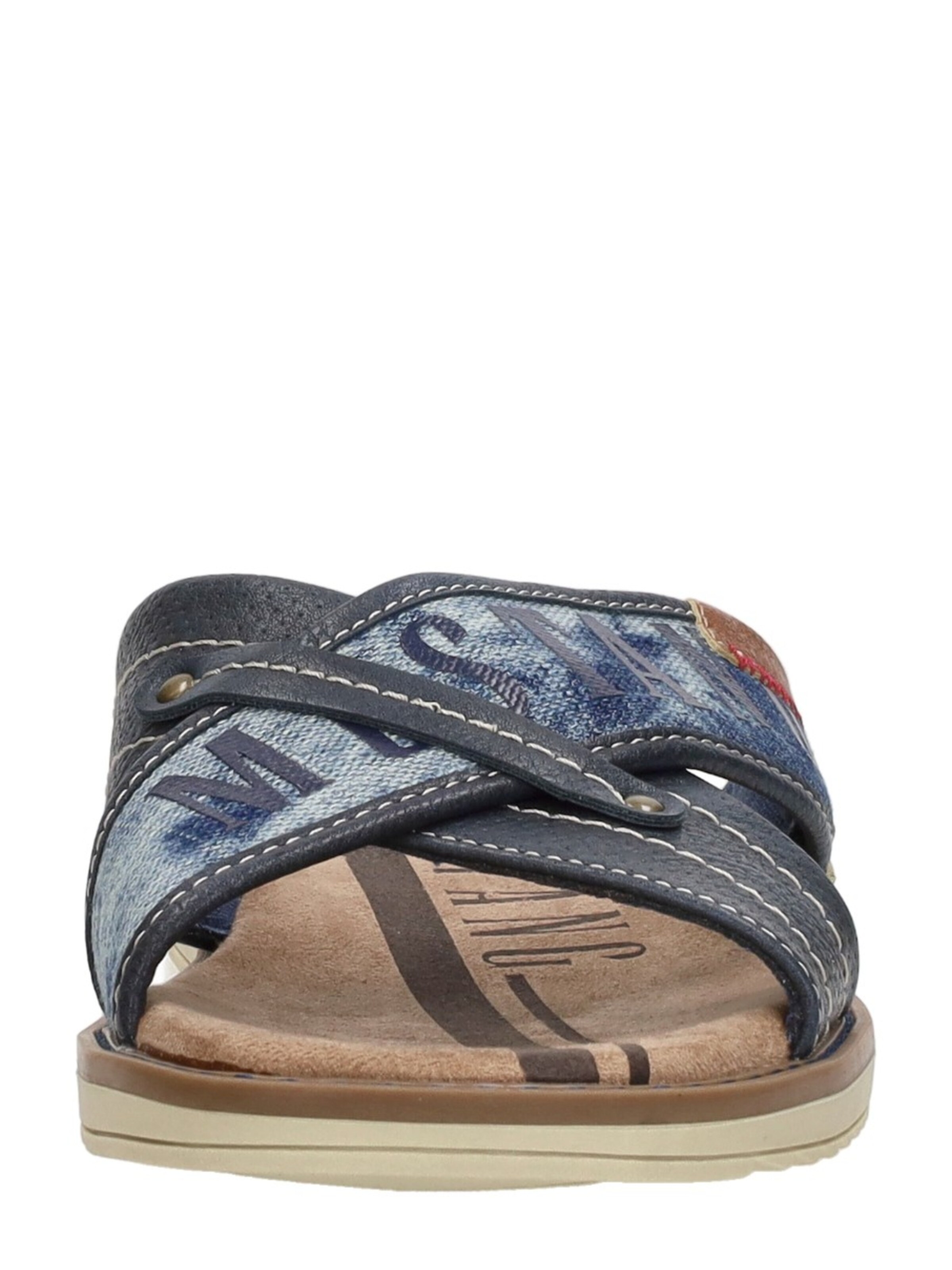 MUSTANG Slipper 'Open Teen' in Blue