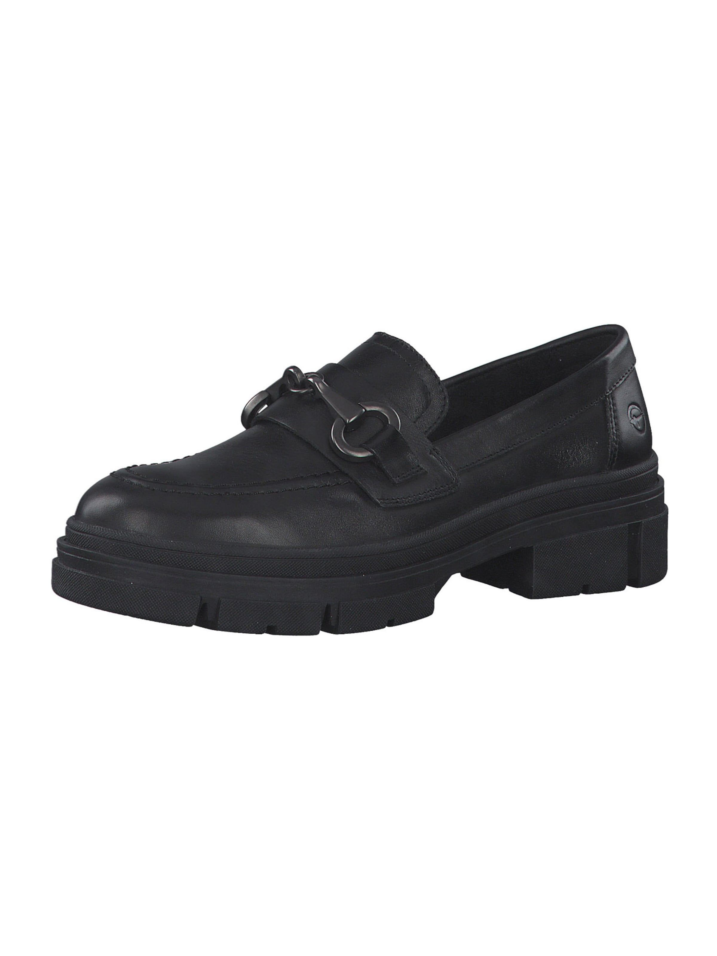 Tamaris Slipper in Schwarz: Vorderseite