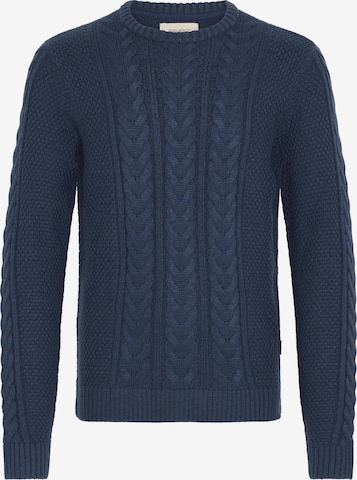 Pull-over 'BHBASIM' BLEND en bleu : devant