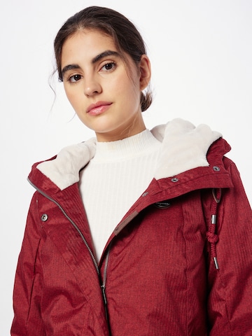 Parka mi-saison 'MONADDE' Ragwear en rouge