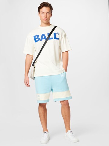 Ball T-Shirt 'BALL' in Weiß