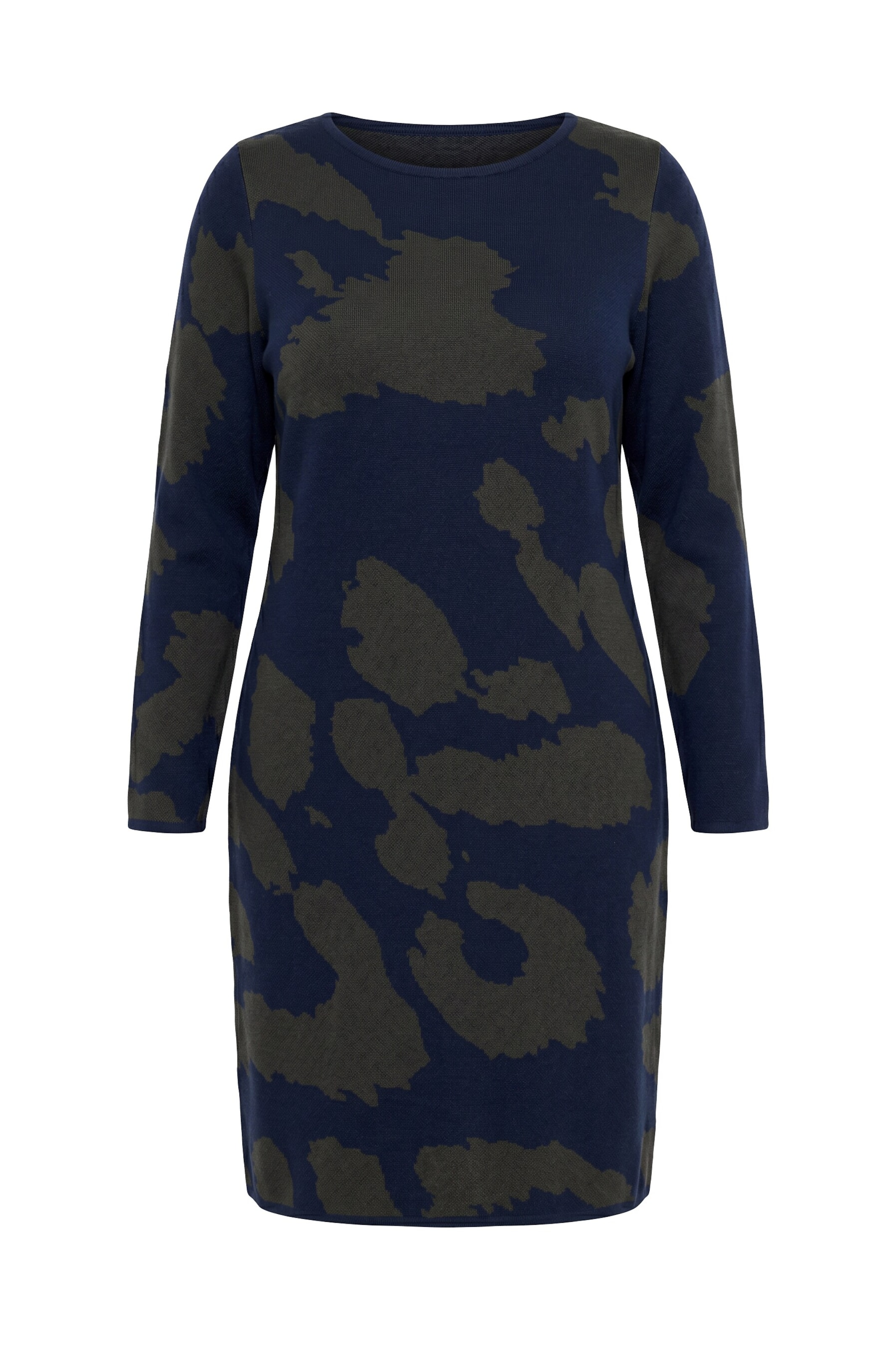Ulla Popken Jurk in Blauw: voorkant