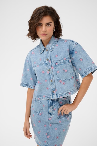 T-shirt 'KAbabena' Kaffe en bleu : devant