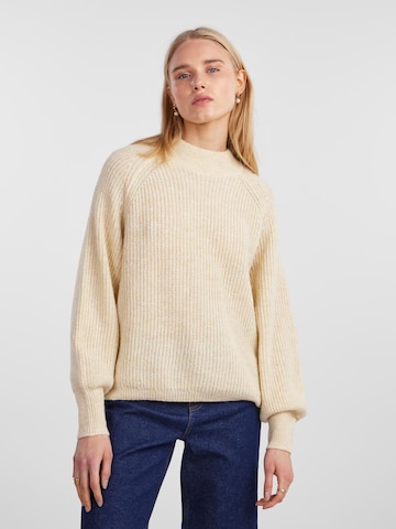 Pullover 'Natalee' di PIECES in beige: frontale