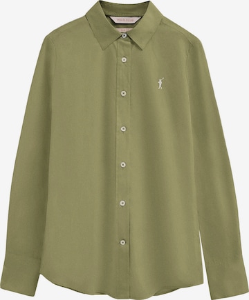 Polo Club Bluse 'Rigby' in Grün: Vorderseite