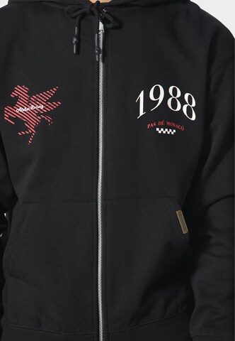 Pas De Monaco Sweat jacket 'Circuit 88' in Black