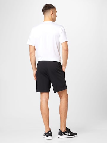 ADIDAS SPORTSWEAR Regular Workout Pants 'Aeroready Essentials Linear Logo' in Black