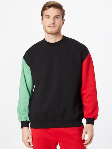 ABOUT YOU Limited Sweatshirt 'Falk' in Zwart: voorkant