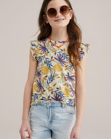 WE Fashion Top in Beige: front