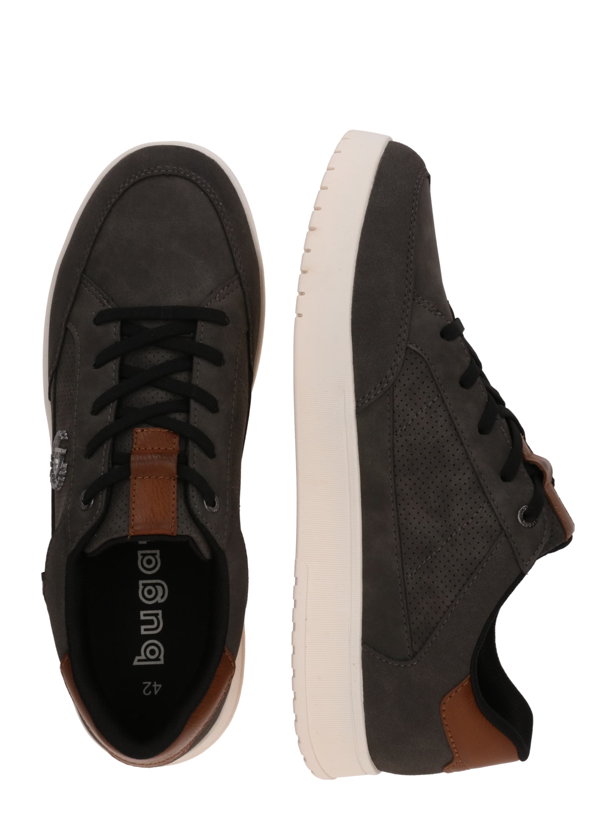 Sneaker low de la bugatti pe gri