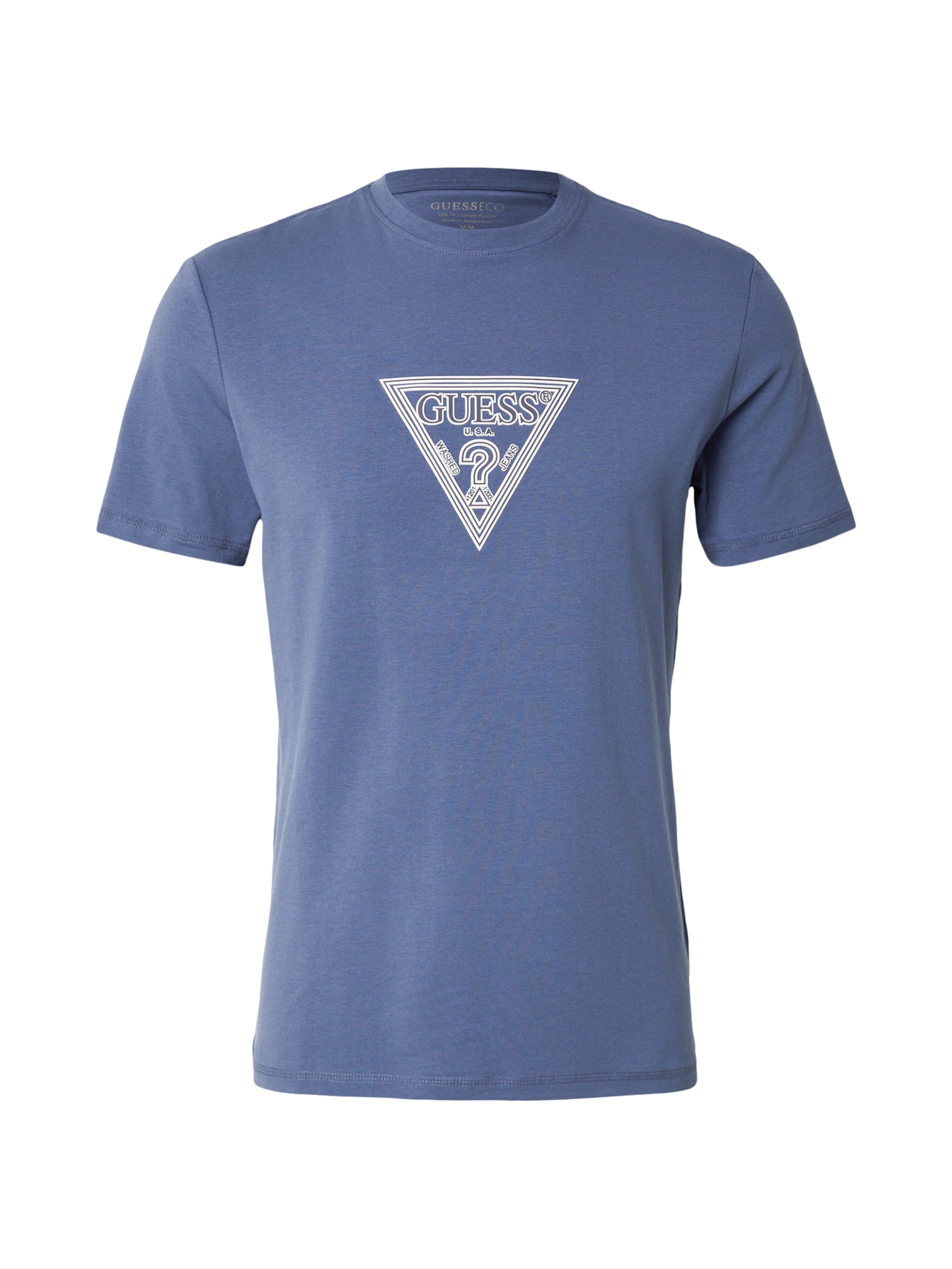 GUESS - Camiseta en azul: frente