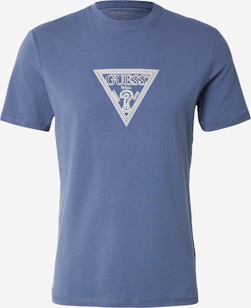 GUESS - Camiseta en azul: frente