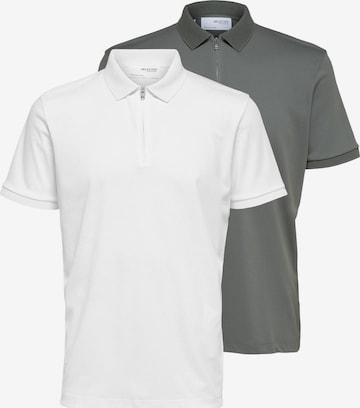 SELECTED Shirt 'Fave' in Green: front