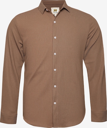 Campus SutraRegular Fit Košulja 'Susanne' - smeđa boja: prednji dio