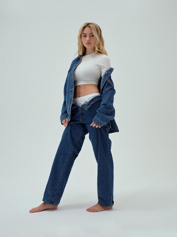 LENI KLUM x ABOUT YOU Jeansjacke 'Gianna' in Blau