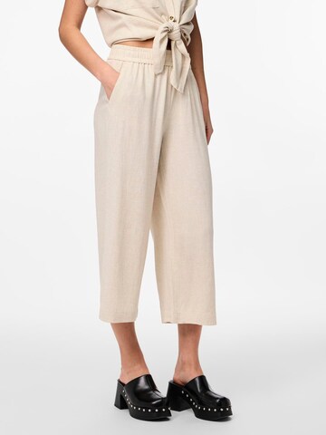 Loosefit Pantalon 'PCVinsty' PIECES en beige : devant