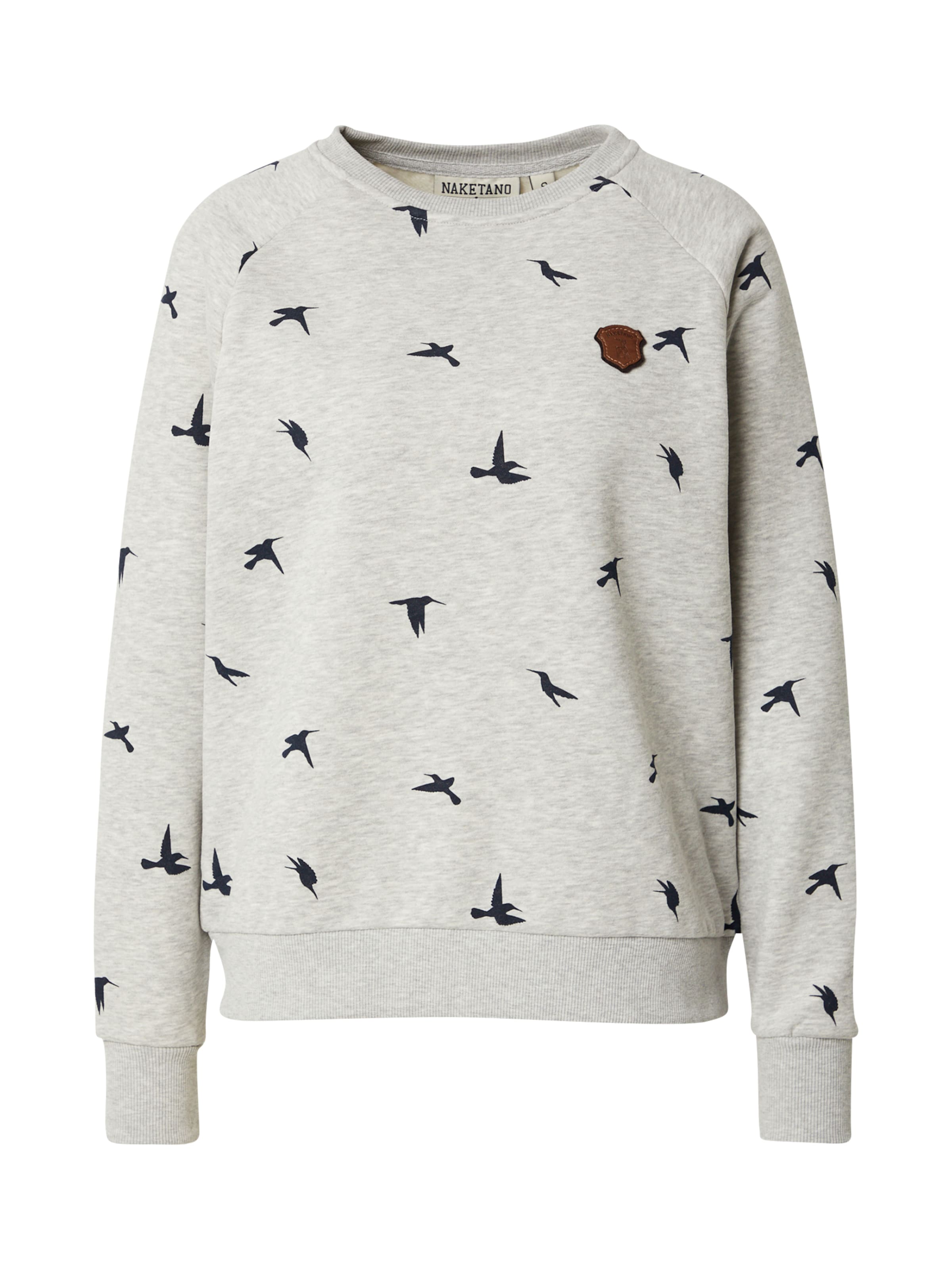 naketano Mikina – šedá: přední strana