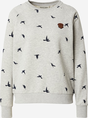 Bluză de molton de la naketano pe gri: față