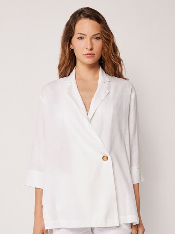 CALZEDONIA Blazer in White: front