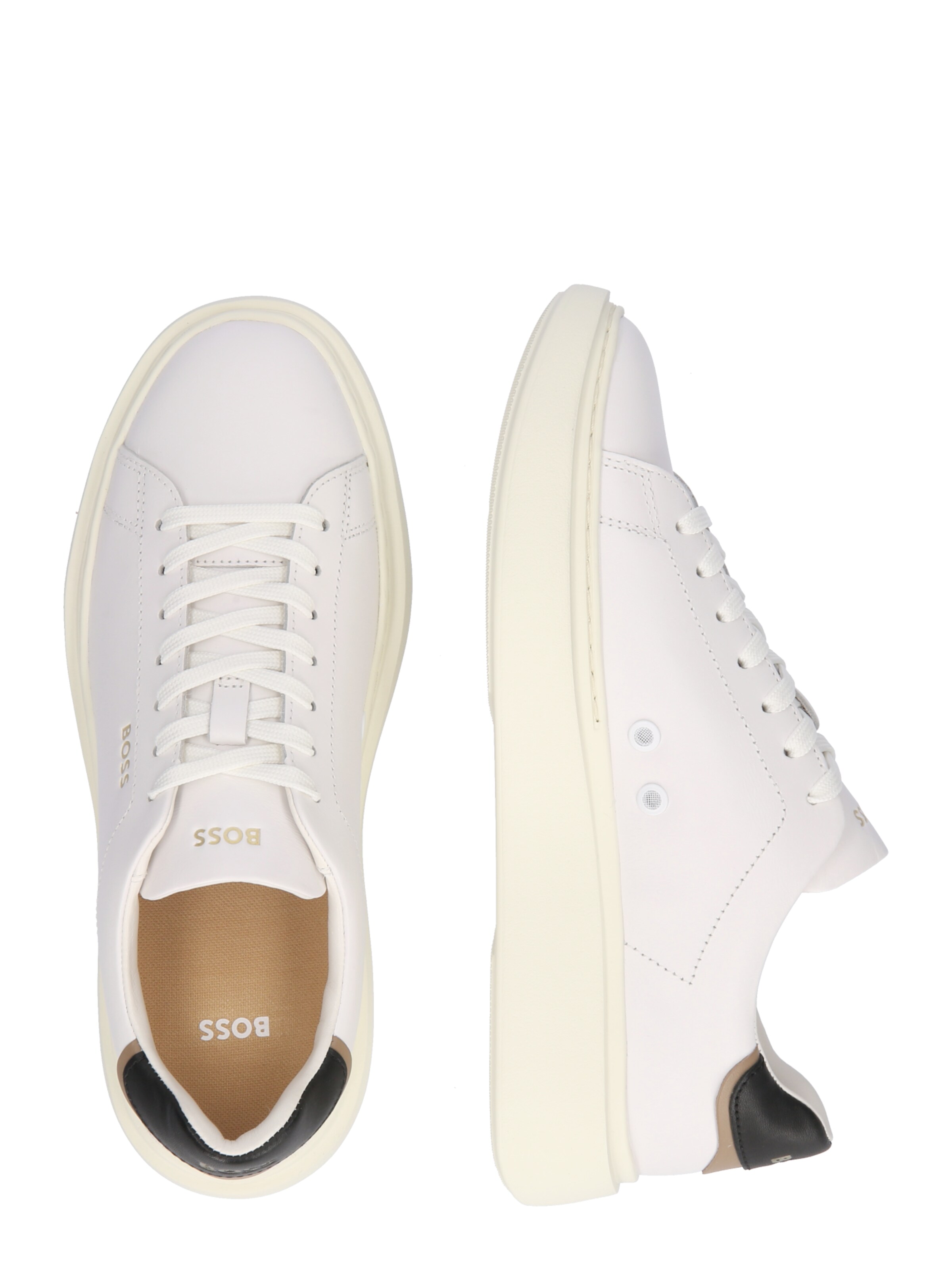 BOSS Ниски маратонки 'Amber' в бяло