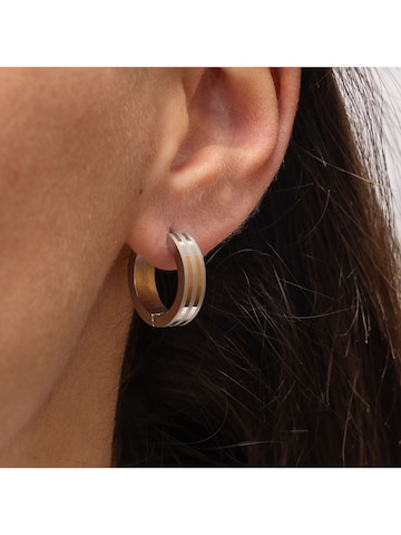 Boucles d'oreilles Zeeme en argent : devant