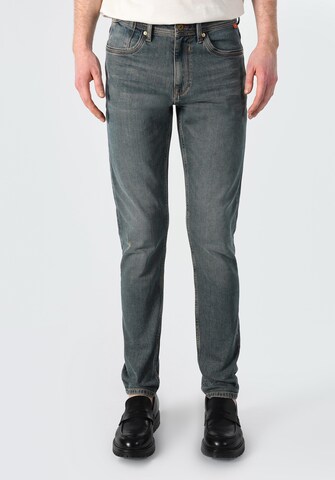 Coupe slim Jean Colin's en bleu : devant