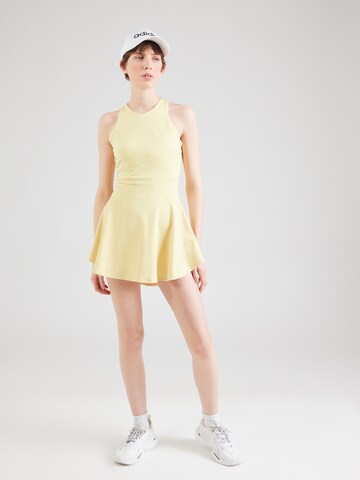ADIDAS PERFORMANCE Sports Dress in Yellow: front