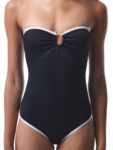 Penti Bandeau Badeanzug 'Einteiler'‌‌ in Schwarz
