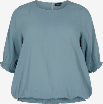 Zizzi Blouse 'ERORY' in Blue: front