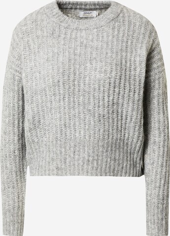 ONLY Sweater 'New Chunky' in Grey: front