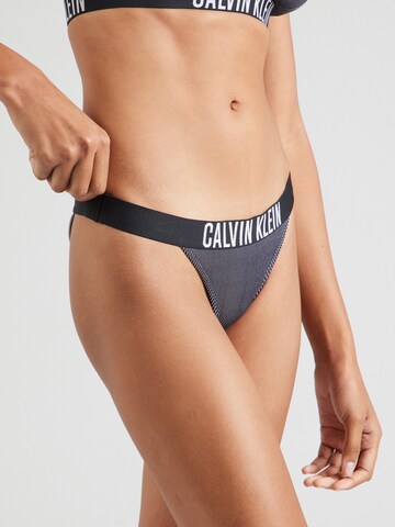 Calvin Klein Swimwear Низ бикини в Черный: спереди