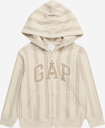 GAP Sweatjacke in Beige: predná strana