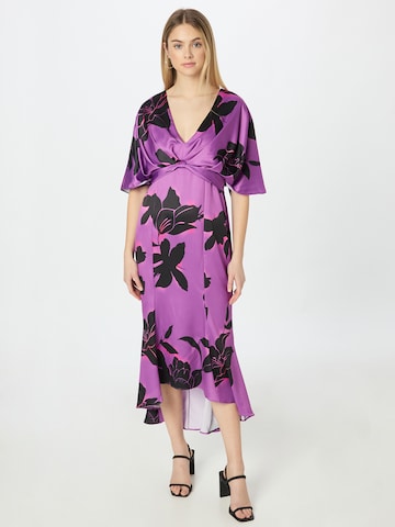 Wallis Curve Shirt dress in Purple: front