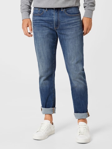 Regular Jeans de la GAP pe albastru: față