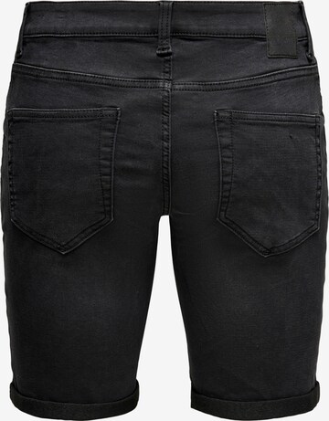 Slimfit Jeans 'Ply Life' di Only & Sons in nero