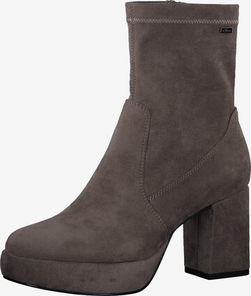 s.Oliver Ankle Boots in Beige: front