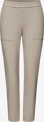 Street One Studio Tapered Pants in Beige: front