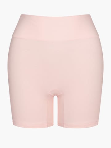 Pantaloni 'Cotton High-Waist Shorts' di cfab in rosa: frontale