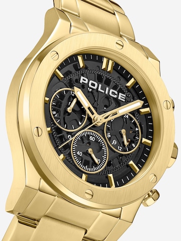 POLICE Analoog horloge ' Knotty ' in Goud