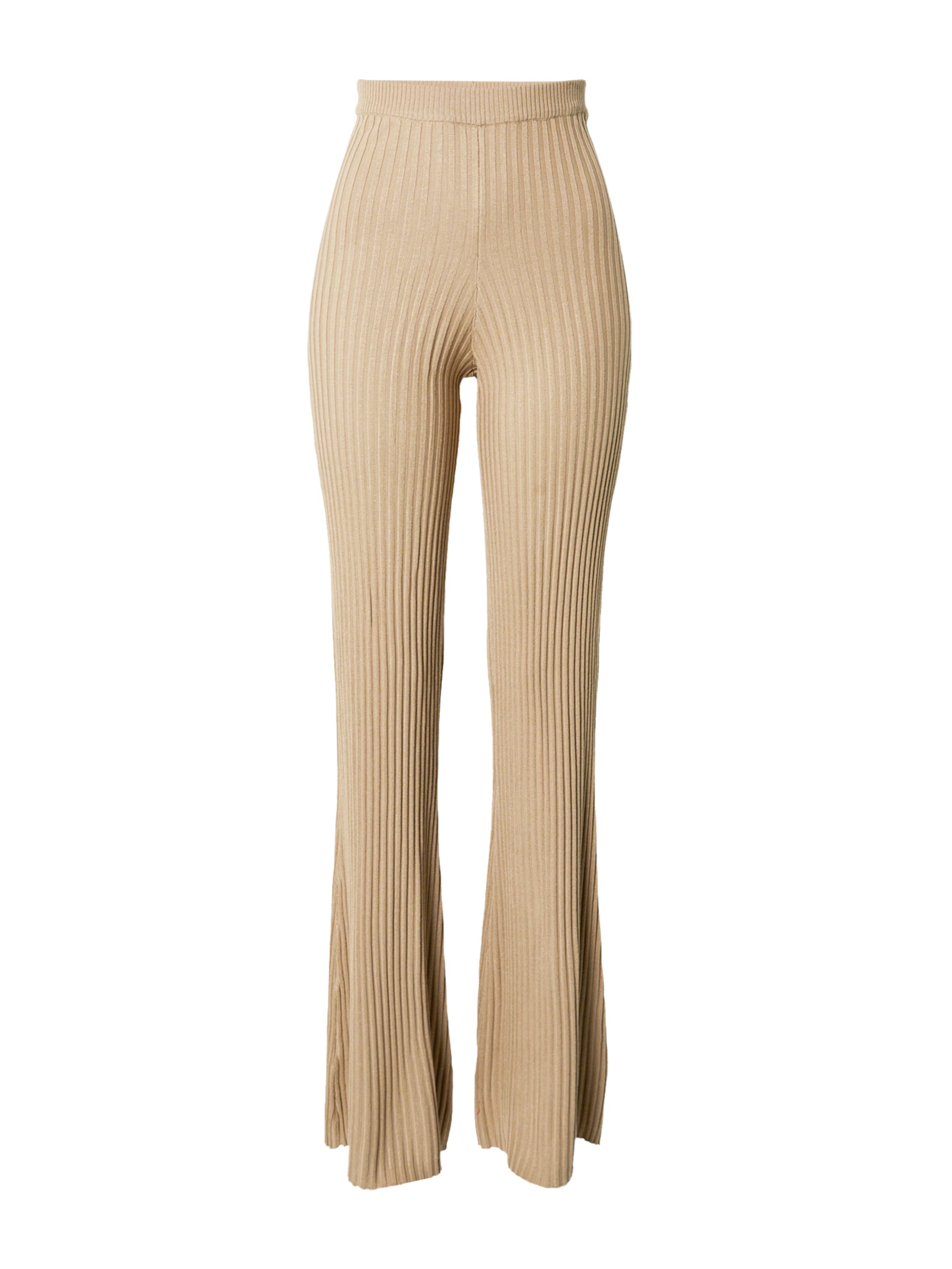 Evazați Leggings de la Urban Classics pe bej: față