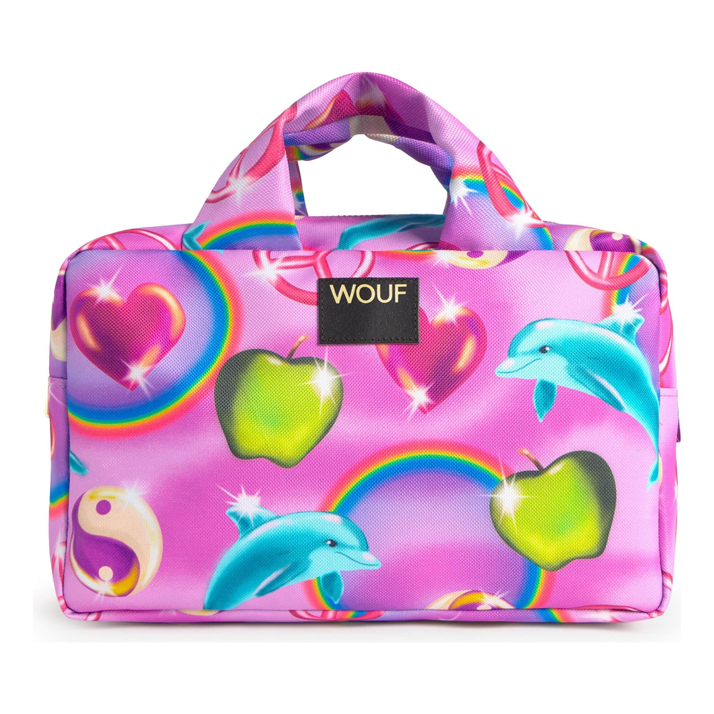 Trousses de toilette 'Daily' Wouf en violet : devant